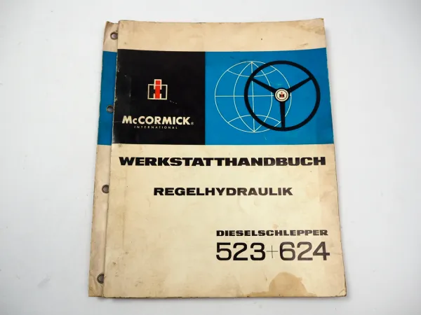 IHC 523 624 Regelhydraulik Werkstatthandbuch Reparaturhandbuch 1967