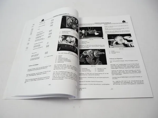 IHC 554 644 744 844 844S Werkstatthandbuch Getriebe Reparaturanleitung