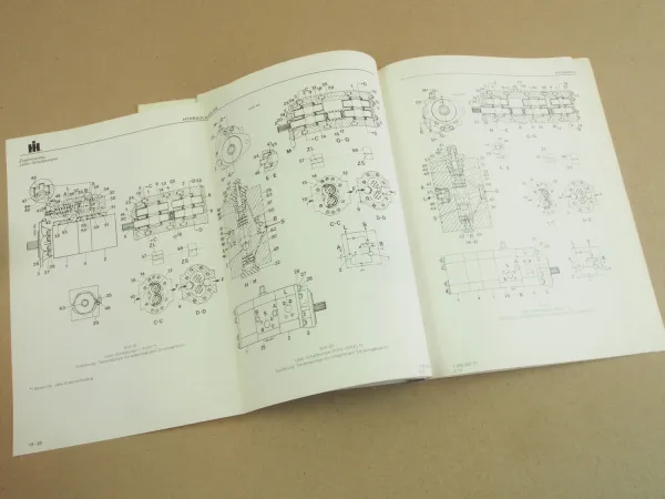 IHC 560 Schaufellader Werkstatthandbuch Reparaturanleitung Hydraulikanlage 1979