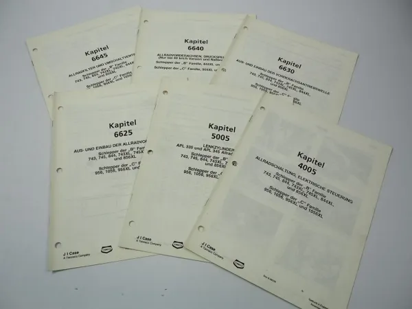 IHC 743 745 844 856 956 1056 +XL Allrad 6 Reparaturanleitungen Werkstatthandbuch