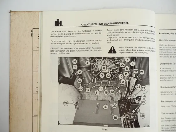 IHC 743XL 745XL 844XL Traktor Betriebsanleitung Wartung 1981