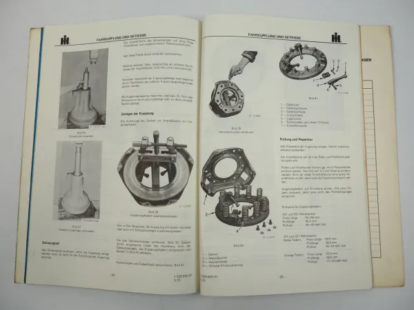 IHC 8-51 8-61 8-71 8-91 221 321 431 531 Getriebe Hydraulik Werkstatthandbuch