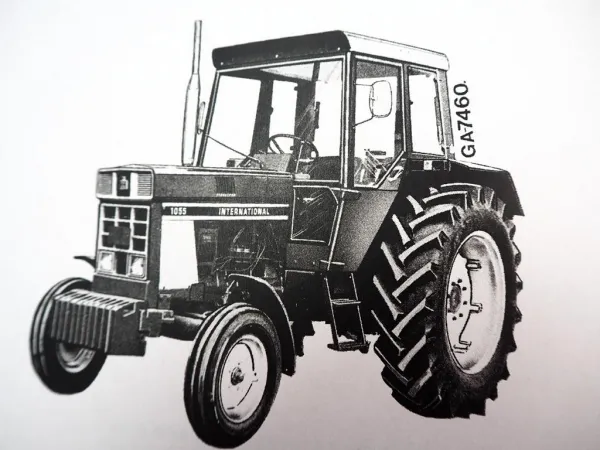 IHC 955 1055 Traktor Ersatzteilkatalog Ersatzteilliste