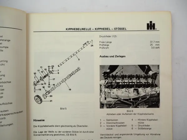 IHC D- 155 179 206 239 246 bis DT-402 Motor Elektrische Anlage Werkstatthandbuch