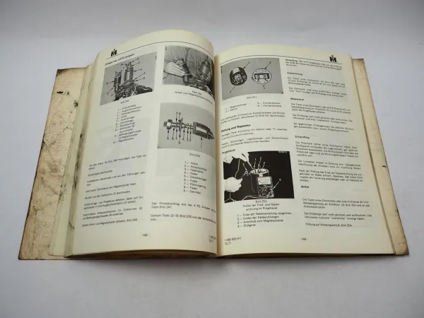 IHC D155 D179 D206 D239 D310 D358 Werkstatthandbuch Reparaturanleitung 1971