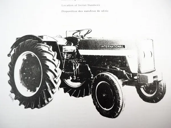 IHC / Mc Cormick 323 353 423 Ersatzteilkatalog 1968