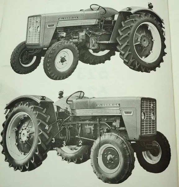 IHC Mc Cormick 523 624 Schlepper Betriebsanleitung Bedienungsanleitung 1966
