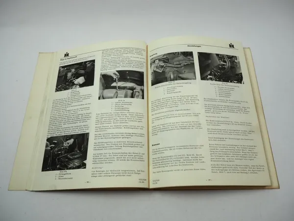 IHC Mc Cormick 523 624 Schlepper Betriebsanleitung Bedienungsanleitung 1966