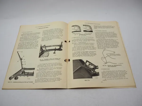 IHC Mc Cormick F 5-91 Niederdruck Ballenpresse Betriebsanleitung 1961