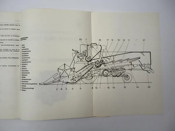 IHC Sampo 211 Mähdrescher Betriebsanleitung Bedienung Wartung 1974