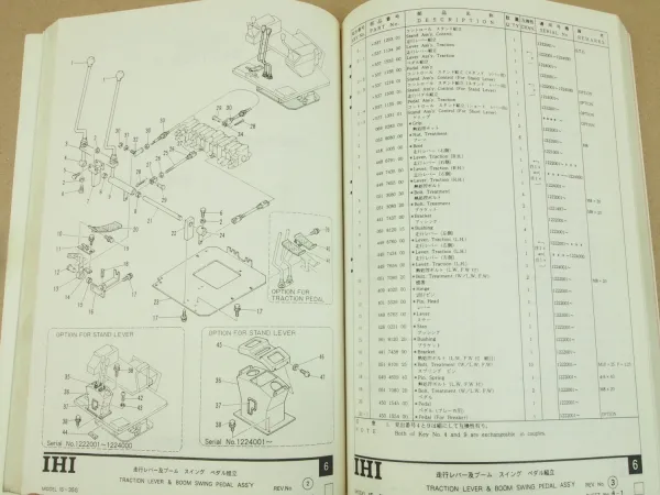 IHI IS-35GX Hydraulik Bagger Ersatzteilliste in englisch Parts List Catalog 1991