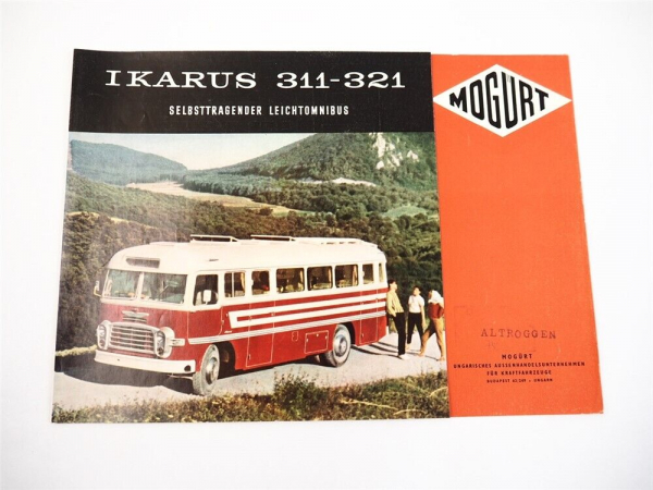 Ikarus 311 321 Omnibus Reisebus Prospekt 1963 Ungarn