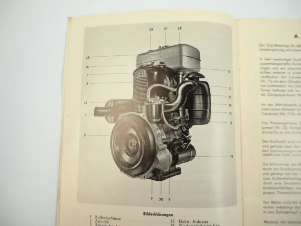 ILO DL660 Zweitakt Dieselmotor Betriebsanleitung Bedienungsanleitung 1961