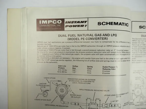 IMPCO Carburetion Treibgasanlage LPG Service Manual Werkstatthandbuch