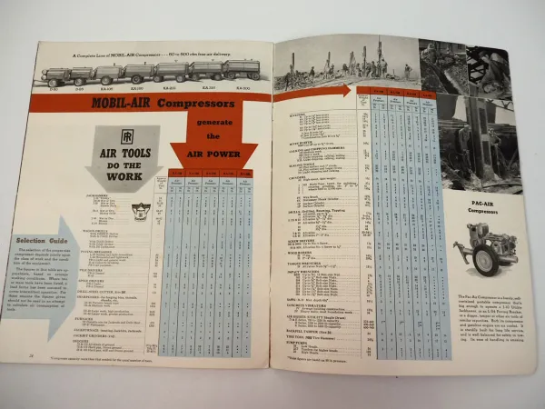 Ingersoll Rand Mobil Air Compressor KA series brochure 1948