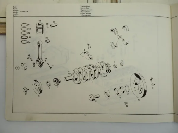 Irion DFQ-S Langgut Gabelstapler Ersatzteilliste ca. 1977