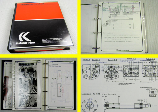 Irion EFY30B Elektro Stapler Technisches Handbuch Werkstatthandbuch 1/1984