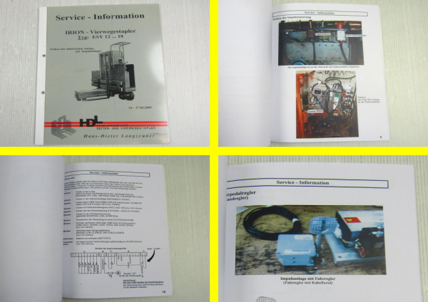 Irion ESY12-18 Umbau elektrische Anlage auf ZAPI Impulsanlage Anleitung 6/2009