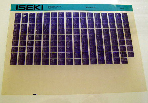 Iseki TM217/2120 Kompaktschlepper Ersatzteilliste 1996