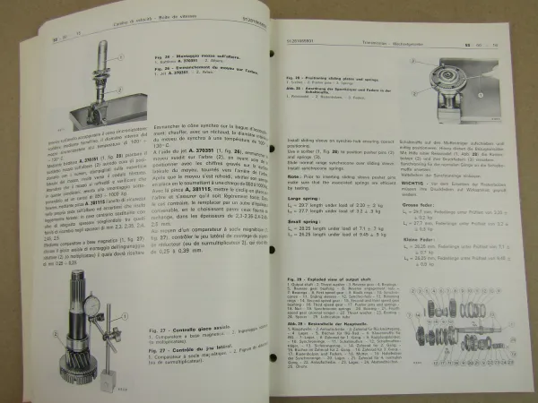 Iveco 91281 WechselGetriebe Werkstatthandbuch Reparaturanleitung Manual 81