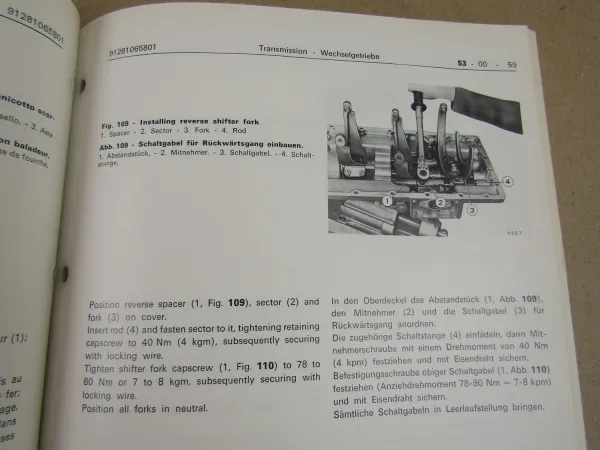 Iveco 91281 WechselGetriebe Werkstatthandbuch Reparaturanleitung Manual 81