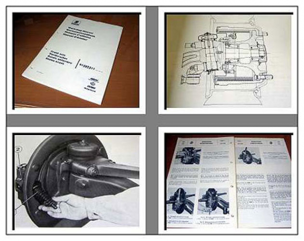 Iveco 91587511 Vorderachse 7,5t Werkstatthandbuch 1981