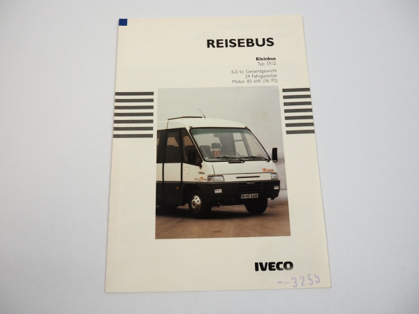 Iveco A59.12 TurboDaily Kleinbus 6 t 24 Sitze Cacciamali Prospekt 1980er Jahre