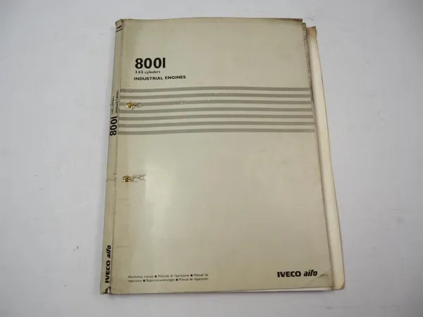 Iveco Aifo 8001 series 8031 8041 8051 Motor Engine Werkstatthandbuch 1985