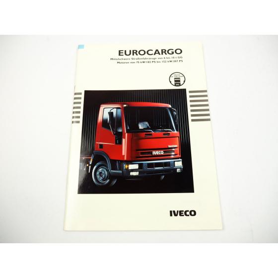 Iveco EuroCargo 60 65 75 80 100 E Sattelzugmaschine LKW Truck Prospekt 1993