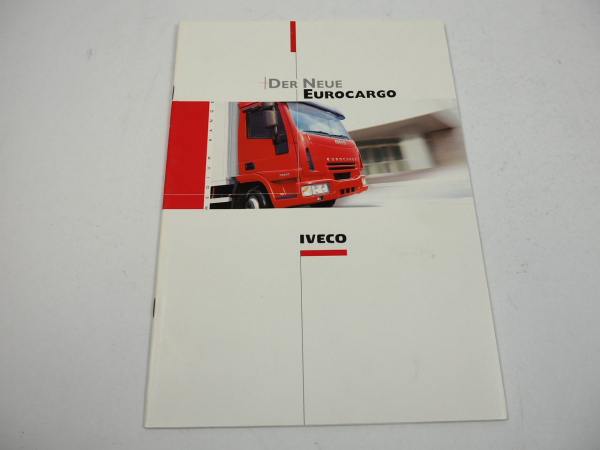 Iveco EuroCargo Sattelzugmaschine LKW Kipper Truck Prospekt 2004