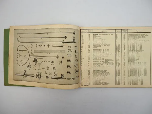 Jacoby Ersatzteillisten für Schädlingsbekämpfungsgeräte 1959