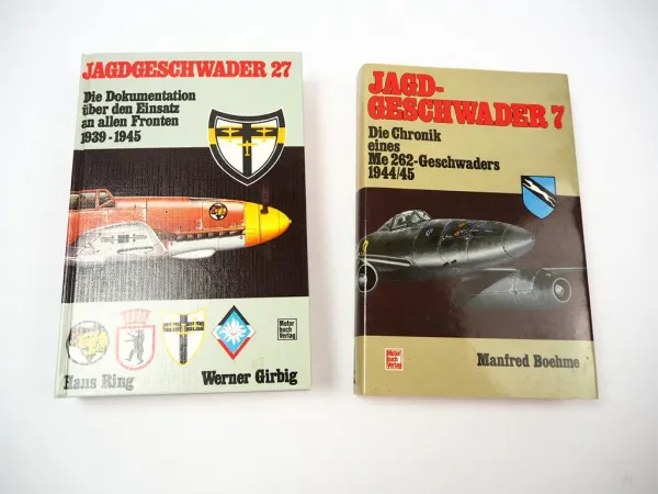 Jagdgeschwader 7 / 27 Manfred Boehme Werner Girbig Motorbuch Verlag 1984/91
