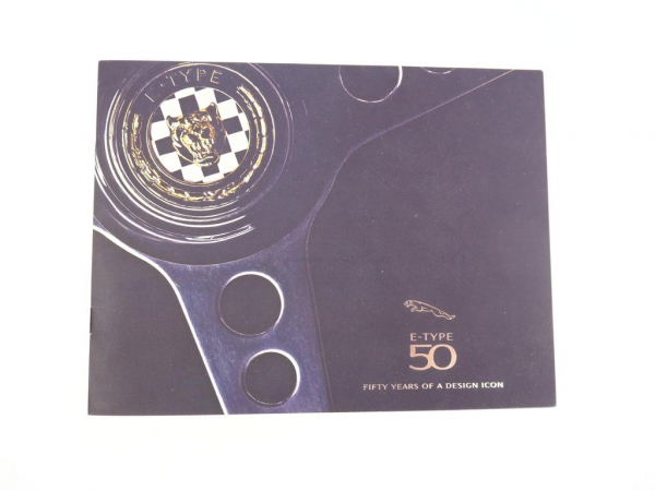 Jaguar E-Type Prospekt 50 Jahre Design Icon 2011