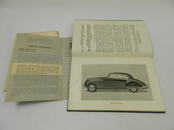 Jaguar Mark IX 3.8 Litre Operating Maintenance and Service Handbook 1958/59