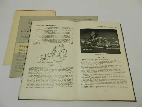 Jaguar Mark IX 3.8 Litre Operating Maintenance and Service Handbook 1958/59