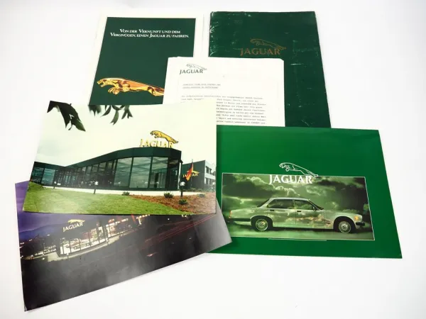 Jaguar Pressemappe Pressefotos Eröffnung Jaguar Deutschland Kronberg 1985