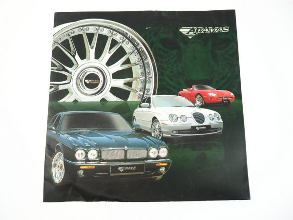 Jaguar Prospekt Adamas Alufelgen für alle Modelle 2001
