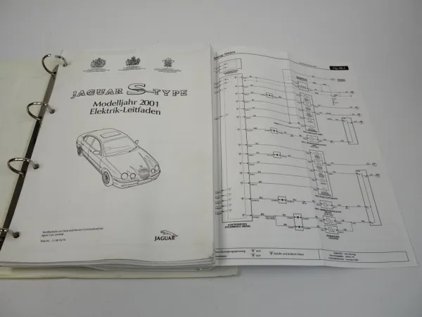 Jaguar S Type 2001 Schaltplan Elektrik Leitfaden ab VIN L86902 Werkstatthandbuch