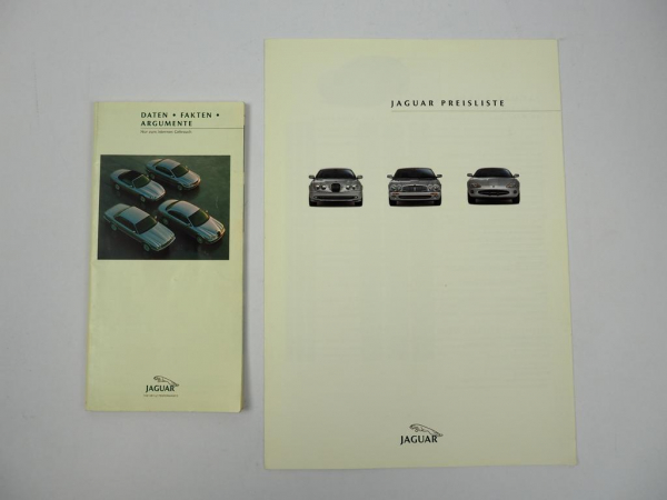 Jaguar X-Type S-Type XJ XK Serie Prospekt 2001 Preisliste 1999