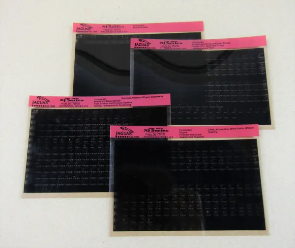 Jaguar XJ Serie X300 6 Zyl. V12 ab 95 Ersatzteilliste Parts Catalog Microfiche