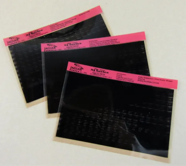 Jaguar XJ Serie X300 6 Zyl. + V12 ab 95 Ersatzteilliste Parts Catalog Microfiche