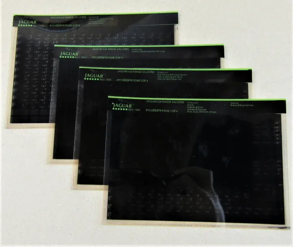 Jaguar XJ6 XJ40 2,9 3,6 4,0 Saloons Ersatzteilliste Parts Catalog Microfiche