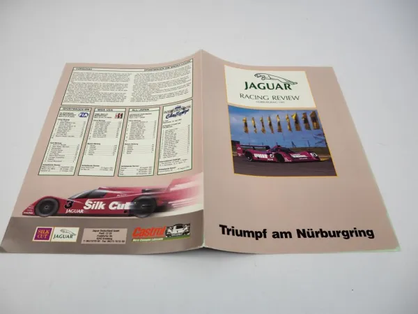 Jaguar XJR 14 Racing Review ADAC Nürburgring 1991 Rennbericht Prospekt