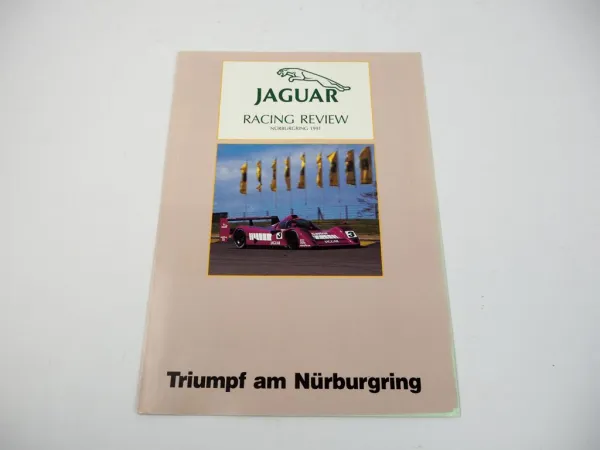 Jaguar XJR 14 Racing Review ADAC Nürburgring 1991 Rennbericht Prospekt