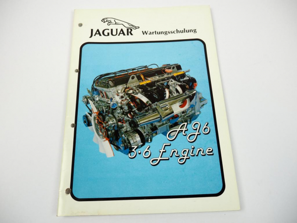 Jaguar XJS SC 3.6 AJ6 Motor Wartungsschulung Reparatur Werkstatthandbuch