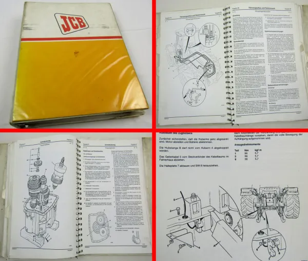 JCB 1115 1135 Fasttrac Reparaturanleitung Werkstatthandbuch Wartungshandbuch