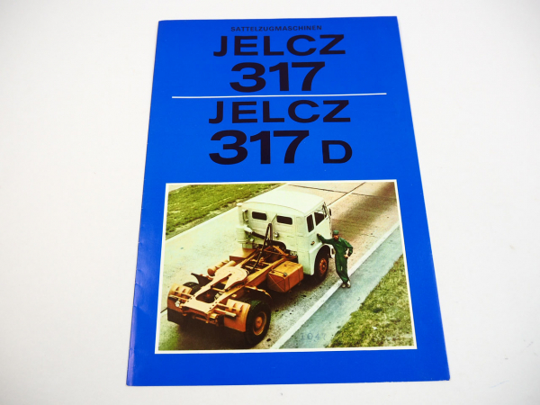 Jelcz 317 317D Sattelschlepper Sattelzugmaschinen Truck Prospekt 1970er Jahre