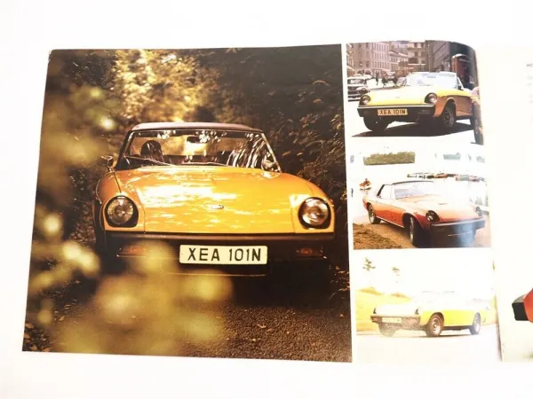 Jensen GT Healey England 2x Prospekt Brochure 1970er Jahre