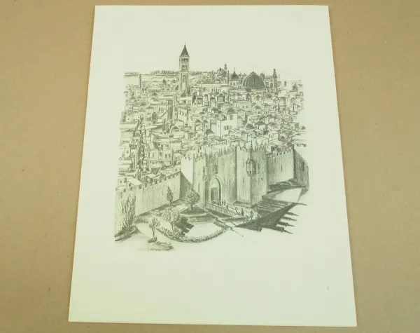 Jerusalemer Skizzen von Immolata Meyen 1971 Ben-Chorin und Düsing