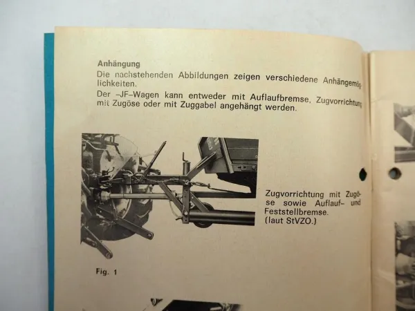 JF AV 25 3 35 40 50 Allzweckwagen Dungstreuer Betriebsanleitung Ersatzteilliste
